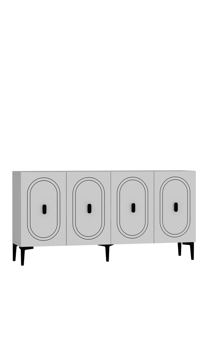 Consola, Hanah Home, Weny, 150x75x35 cm, PAL , Alb - view 4