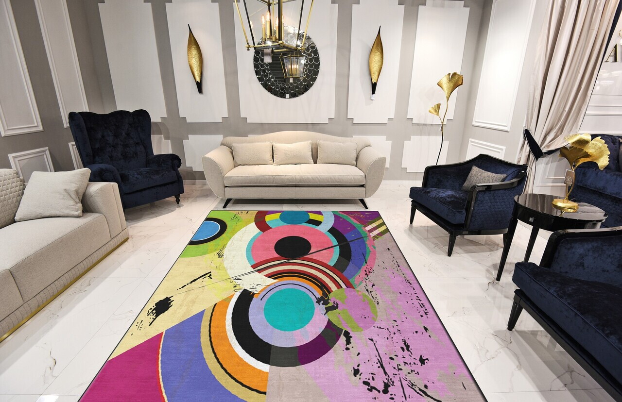 Covor, Eshl-95, 120x180 cm, Poliester, Multicolor — imaginea 2