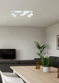 Plafoniera Marley, TRIO, 48x9x15 cm, 35W, 3x GU10, metal, alb