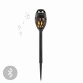 Boxa wireless si lampa LED cu efect de flacara Spekkle, InnovaGoods, Bluetooth, USB, Ø10 x 81 cm