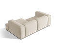 Coltar modular dreapta 3 locuri, Nuria-88, Micadoni Home, 252x147x72 cm, catifea, bej