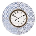 Ceas de perete Santorini, Clayre & Eef, Ø58 cm, MDF