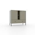 Comoda ADRK, Tili 2D 2S 2P, 100.2x40.8x95 cm, PAL laminat, verde eucalipt