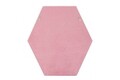Oglinda decorativa Tony, Mauro Ferretti, 75x80 cm, MDF/rama acoperita cu catifea, roz