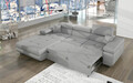 Coltar extensibil stanga 4 locuri ELTAP, Armd-67, Armando, 289x203x85 cm, lemn/poliester, gri deschis
