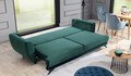 Canapea extensibila 3 locuri ELTAP, Meg22, Megis, 242x95x90 cm, lemn/poliester, gri deschis