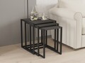 Masute, Puqa Design, Tali, PAL, Negru / Antracit