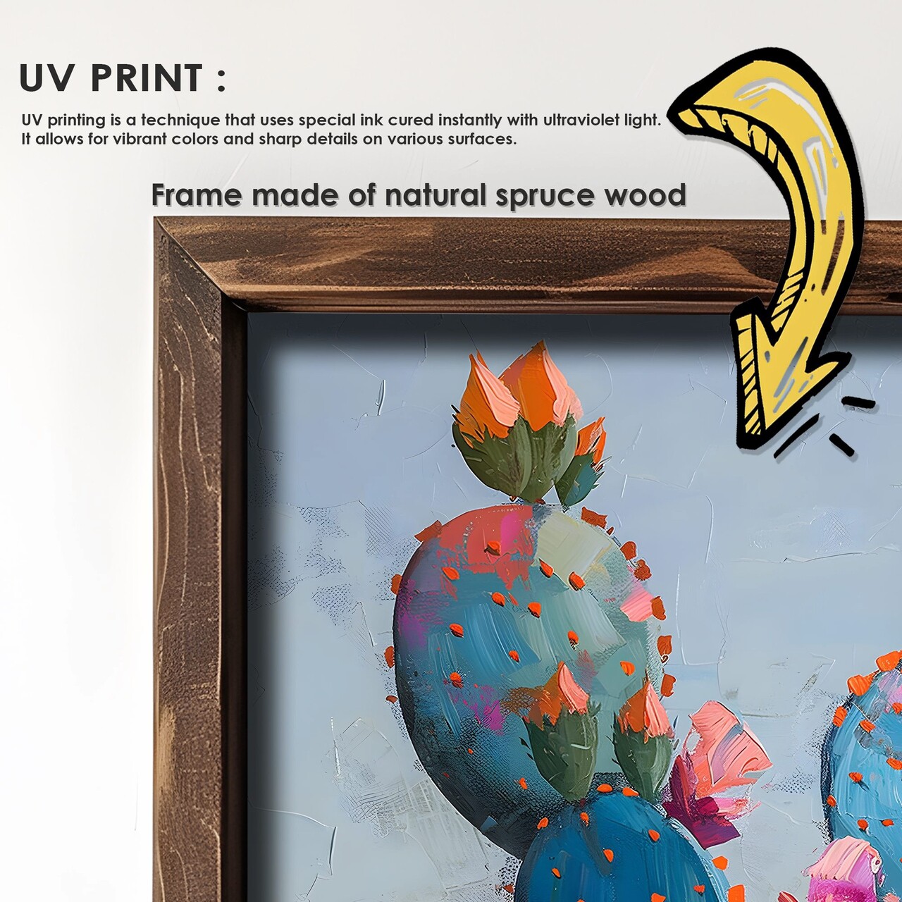 Set 2 tablouri decorative, AI201, Cadru: 100% MOLID, Multicolor - view 4