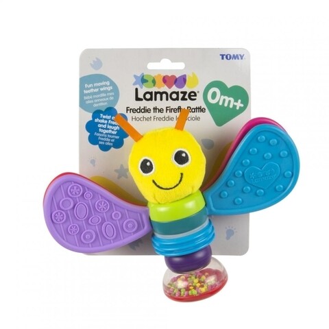 Jucarie lamaze freddie-licuriciul zornaitor, multicolor