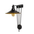 Aplica de perete, Opviq, 892OPV1236, Metal, Negru