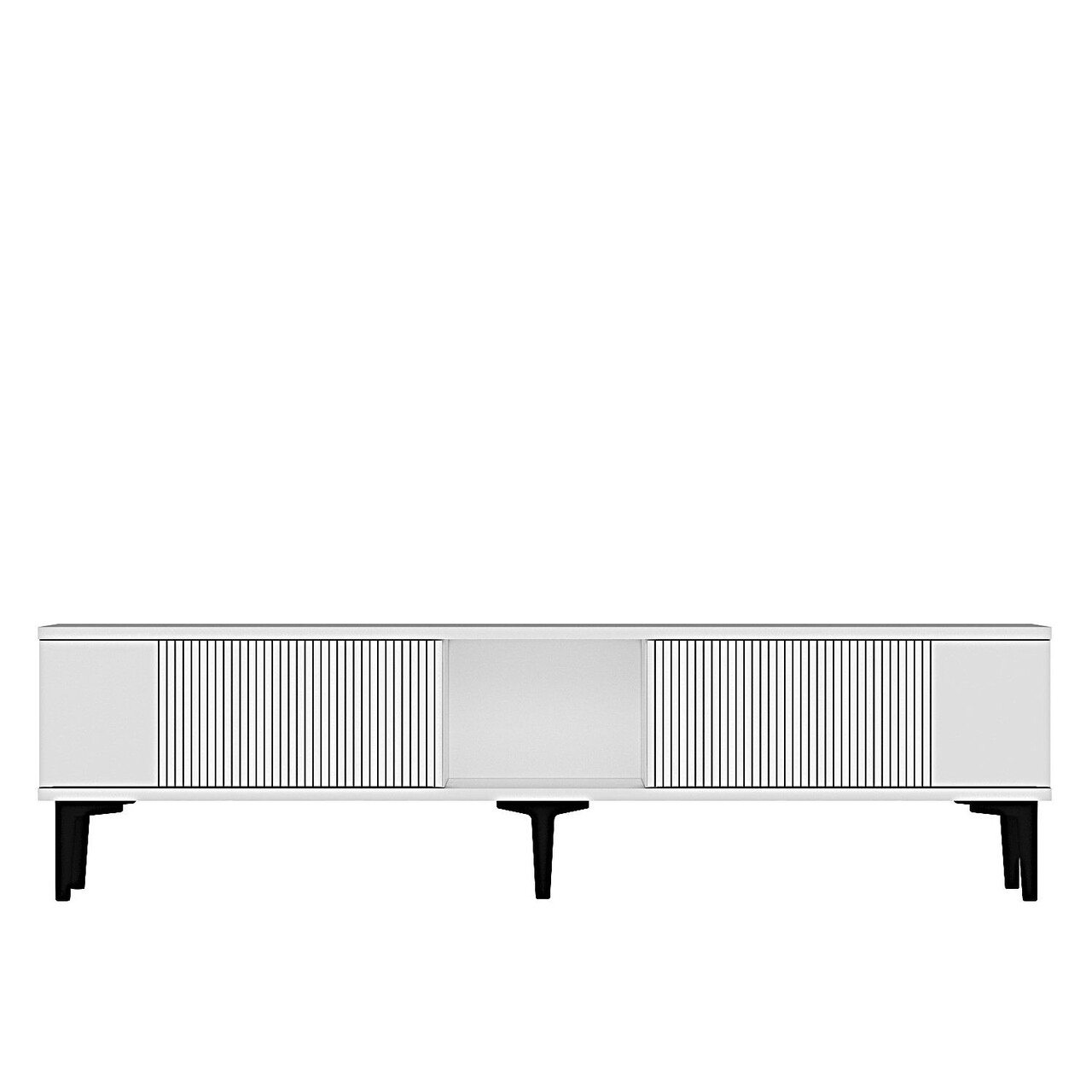 Comoda TV, Hanah Home, Corsa 150, 150x40.5x32 cm, Alb - imagine 3