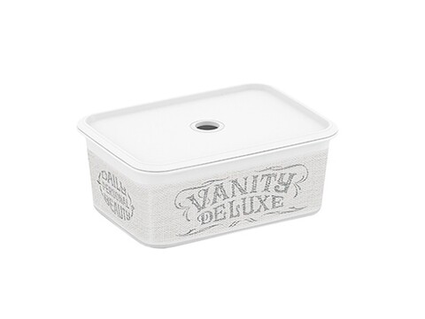 Cutie depozitare cu capac, KIS Chic Box Plus S Laundry Bag, 3 L, plastic