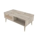Masuta de cafea Sidyma Oak, Kalune Design, 97x55x45 cm, stejar