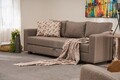Canapea extensibila 3 locuri, Balcab Home, 825BLC5250, Lemn / MDF / PAL, Maro