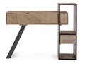 Consola Manchester, Bizzotto, 118x35x95 cm, lemn de mango/otel