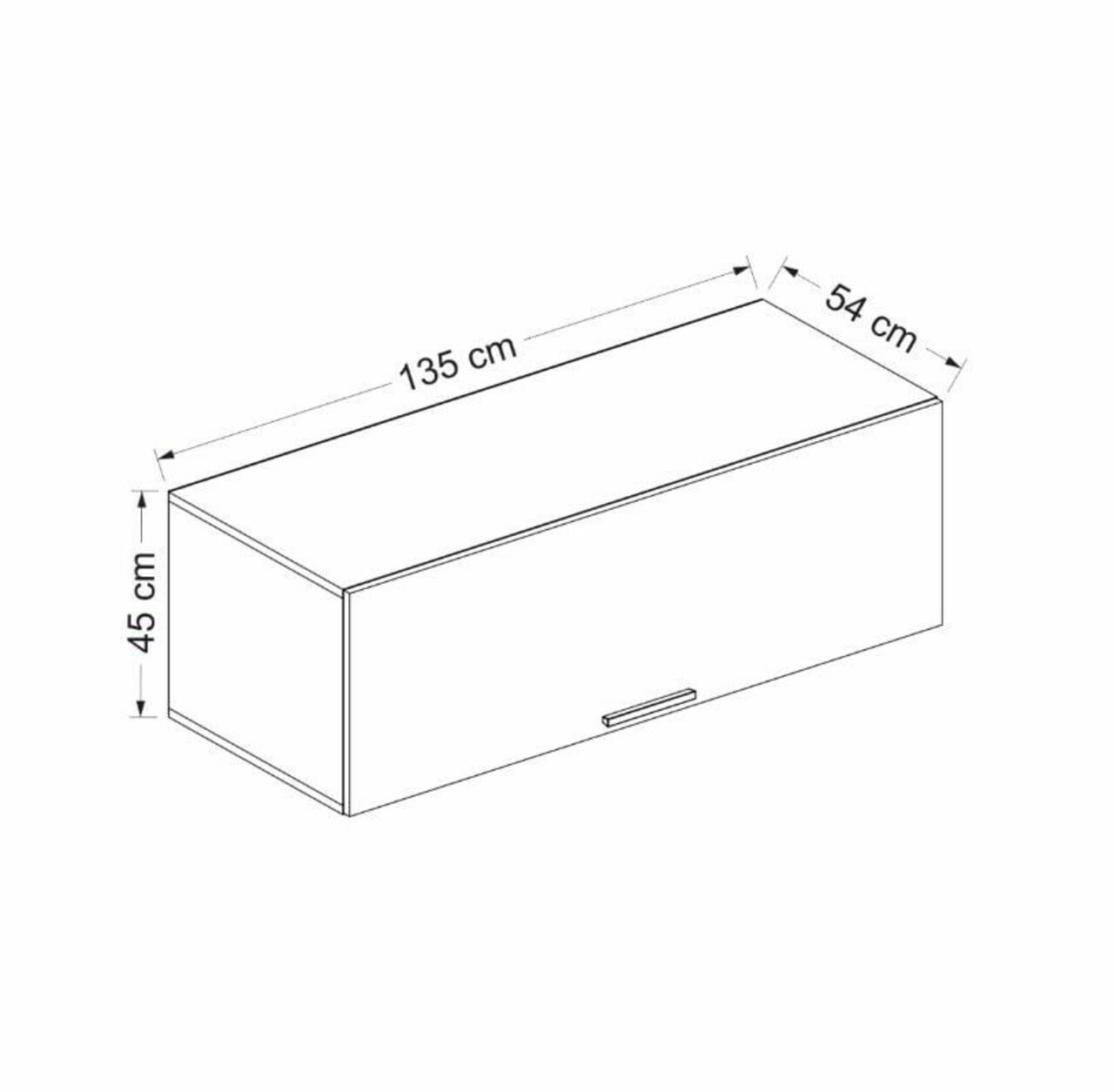 Dulap de perete, Minerva, Y5081, Maro - 1 | YEO