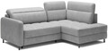 Coltar extensibil dreapta 3 locuri ELTAP, RT-03NU, Barea, 208x160x100 cm, lemn/poliester, gri deschis