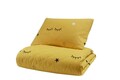 Set cuvertura Single 160x220 cm, 2 piese, Dide - Yellow, Eponj Home, 65% bumbac/35% poliester