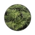 Etajera cu suport pentru vin Palm leaf, Decoris, 40x76 cm, negru