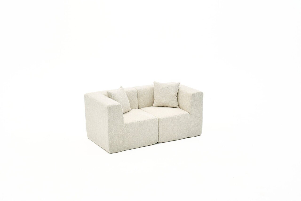 Canapea 2 locuri, Atelier del Sofa, 613LFS1121, Crem — imaginea 4