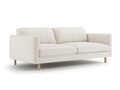 Canapea 4 locuri, Eden, Micadoni, 209x92x90 cm, catifea, bej
