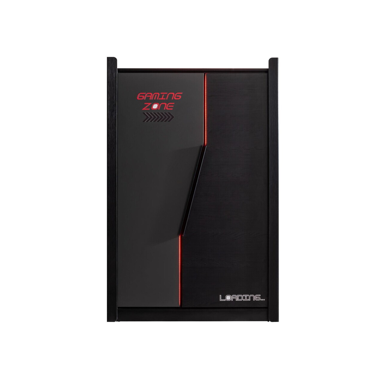 Dulap pentru haine, Hanah Home, Gaming Zone 2, 130x200x62 cm, PAL, Antracit - view 3