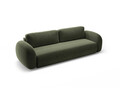 Canapea extensibila 3 locuri, Tonale, Cosmopolitan Design, 262x105x88 cm, tesatura chenille, verde
