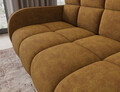Canapea extensibila 3 locuri ELTAP, Deverio, 154x103x83 cm, lemn/poliester, mustar