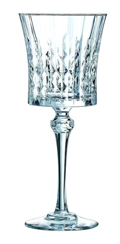 Set 6 pahare pentru vin rosu, Eclat Cristal D'Arques, Lady Diamond, 270 ml, sticla cristal