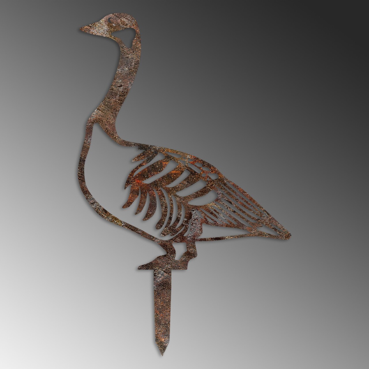 Obiect decorativ de grădină, Goose -A 03, 60x37 cm, Multicolor - view 5