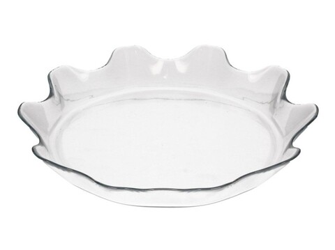 Platou servire splash, pasabahce, 32 cm, sticla