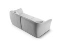 Canapea 3 locuri, Hailey, Micadoni Home, 206x102x79 cm, tesatura boucle, ivoriu
