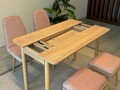 Set masa extensibila si 4 scaune, Vella, Vina Mini 02 0900, PAL, Stejar / Piatra
