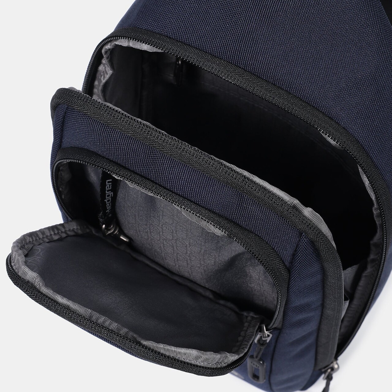 Geanta casual Sling, COMBY, Hedgren, 18x6.5x33 cm, poliester, bleumarin