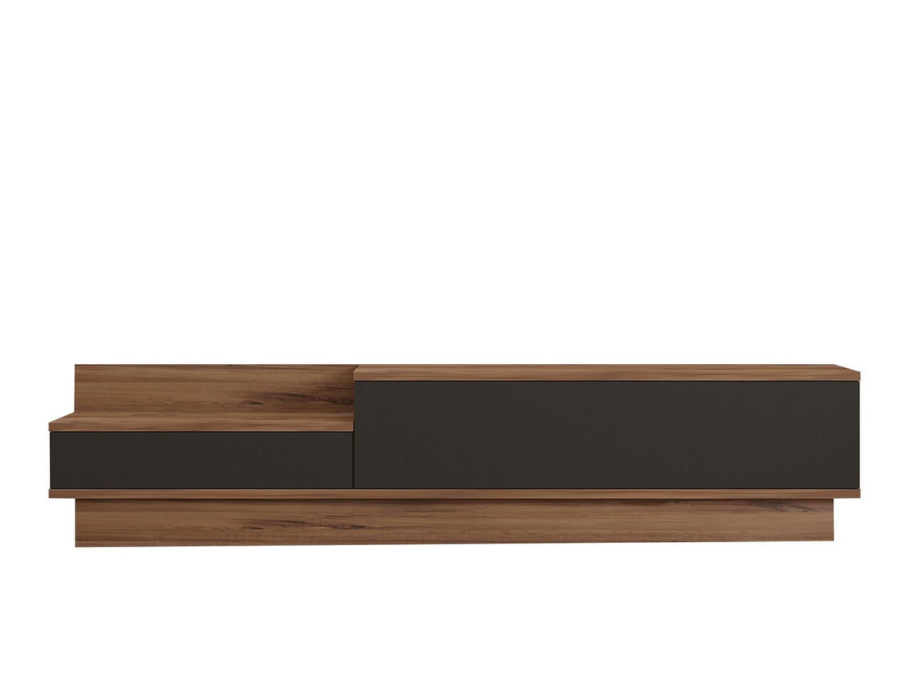 Comoda TV, Hanah Home, Asır, 160x35x35 cm, Pin Atlantic / Antracit - imagine 6