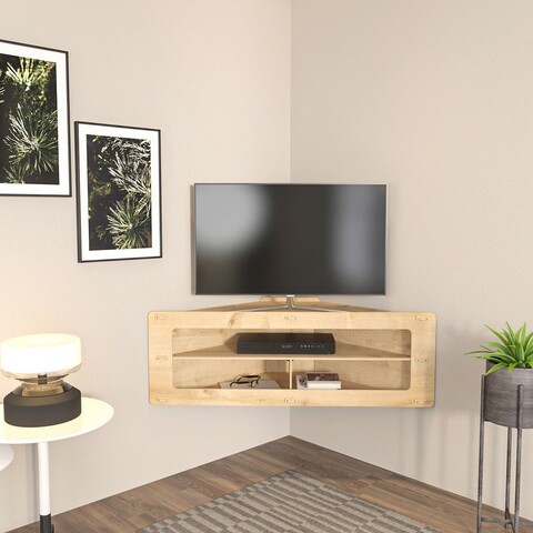 Comoda tv, zena home, sala, 120x40x45 cm, pal, stejar