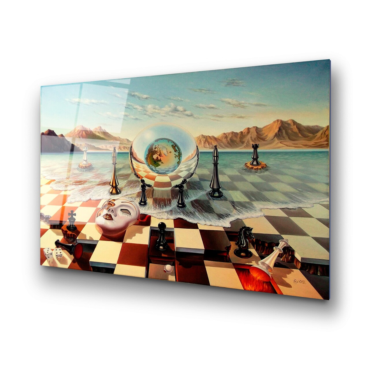 Tablou decorativ, UV-260 70 x 100, 70 x 100 cm, Multicolor - view 6