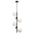 Lustra, Fulgor, 942FLG1205, Metal, Negru / Antic / Crem