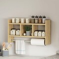 Raft de perete, Inarch, Asya, 63.6x35x14.6 cm, PAL, Maro