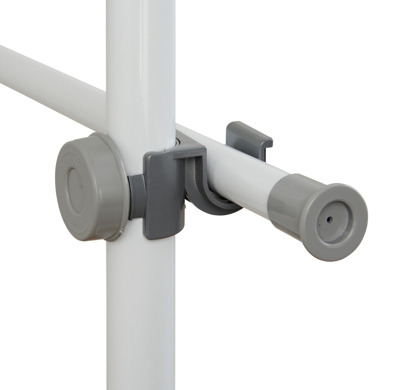Suport extensibil pentru haine, Wenko, Herkules Basic, inox/plastic/polipropilena - 2 | YEO