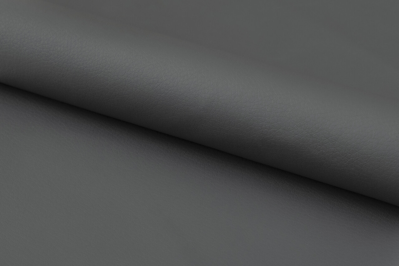 Scaun Eris, Actona, 48.5x54x85.5 cm, piele ecologica/otel, gri - view 5