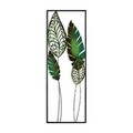 Decoratiune de perete, Nezgep 3, Metal, Dimensiune: 32 x 90 cm, Multicolor