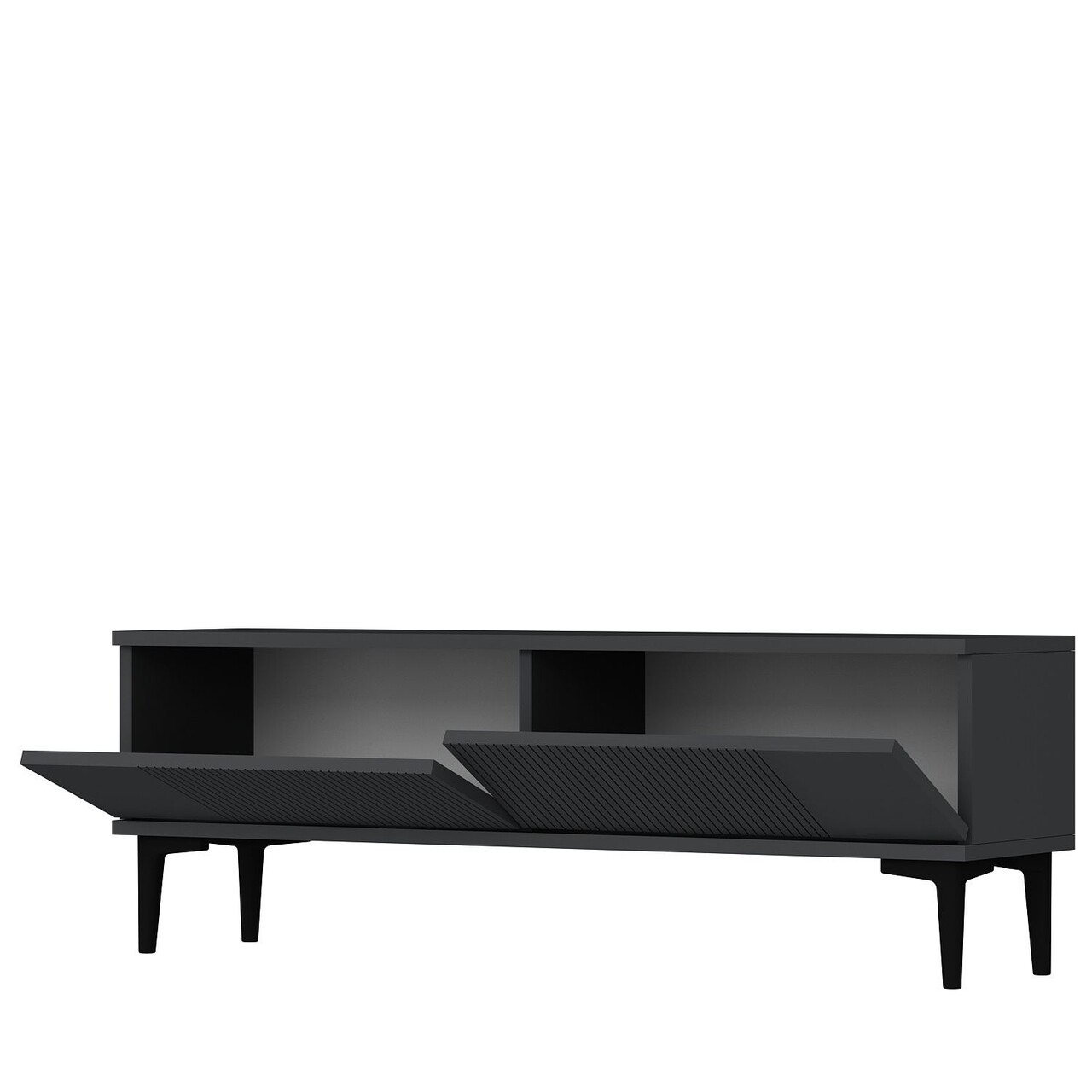 Comoda TV, Hanah Home, Corsa 120, 120x40.5x32 cm, Antracit - imagine 6