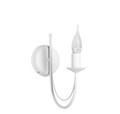 Aplica de perete Lampex, Nicosia Pure White, E14, 40W