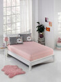 Set de pat pentru o persoana (cearceaf cu elastic si perna) 2 piese, Tavşancık, Eponj Home, 65% bumbac/35% poliester