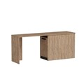 Birou, Arnetti, Akser, 180x73 cm, PAL, Pin Atlantic / Antracit