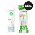 Set 20 saci de gunoi, Brabantia, PerfectFit, marimea G, 23-30 L, nailon, alb