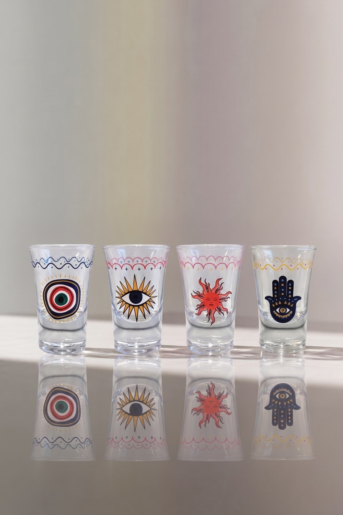 Set de pahare de shot, Hermia, 127RKL1648, Transparent