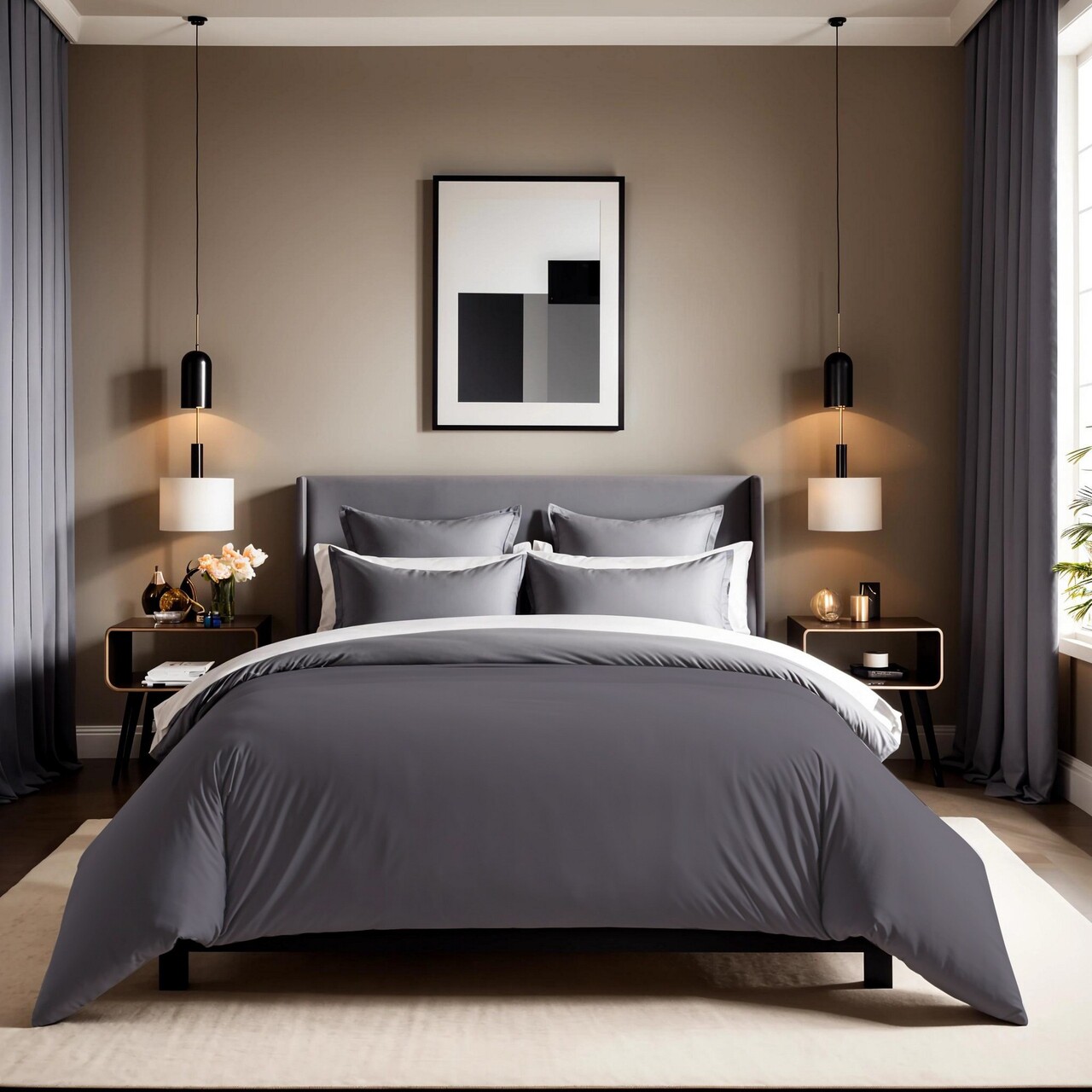 Husa de pilota Ranforce Single (FR), L'essentiel Maison, Tonne Grise, Gri inchis