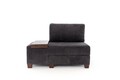 Fotoliu extensibil, Balcab Home, 825BLC4710, Lemn, Antracit